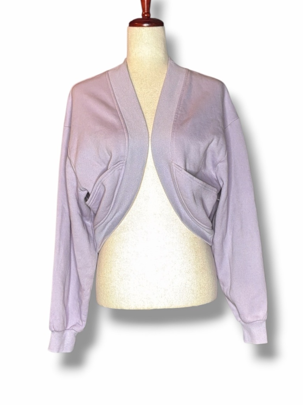 Z By Zella Lavender Terry Cloth Shrug Size Small